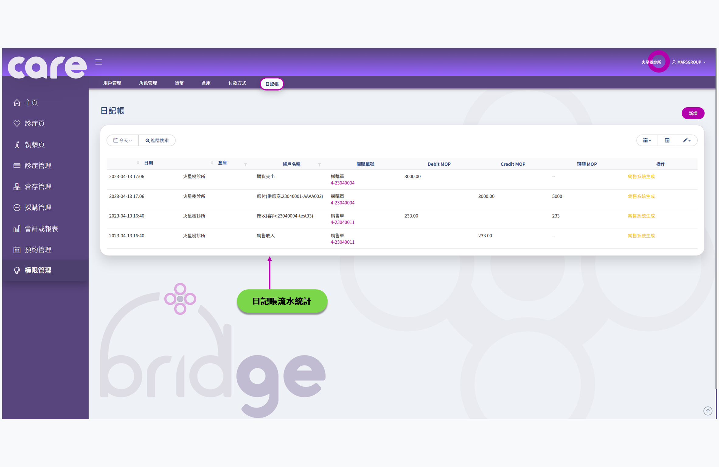 診所管理系統 使用手冊 | Carebridge 診所管理系統 使用手冊 | Carebridge